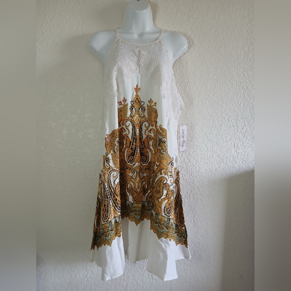 INDIGO ROSE DRESS - Picture 2 of 10